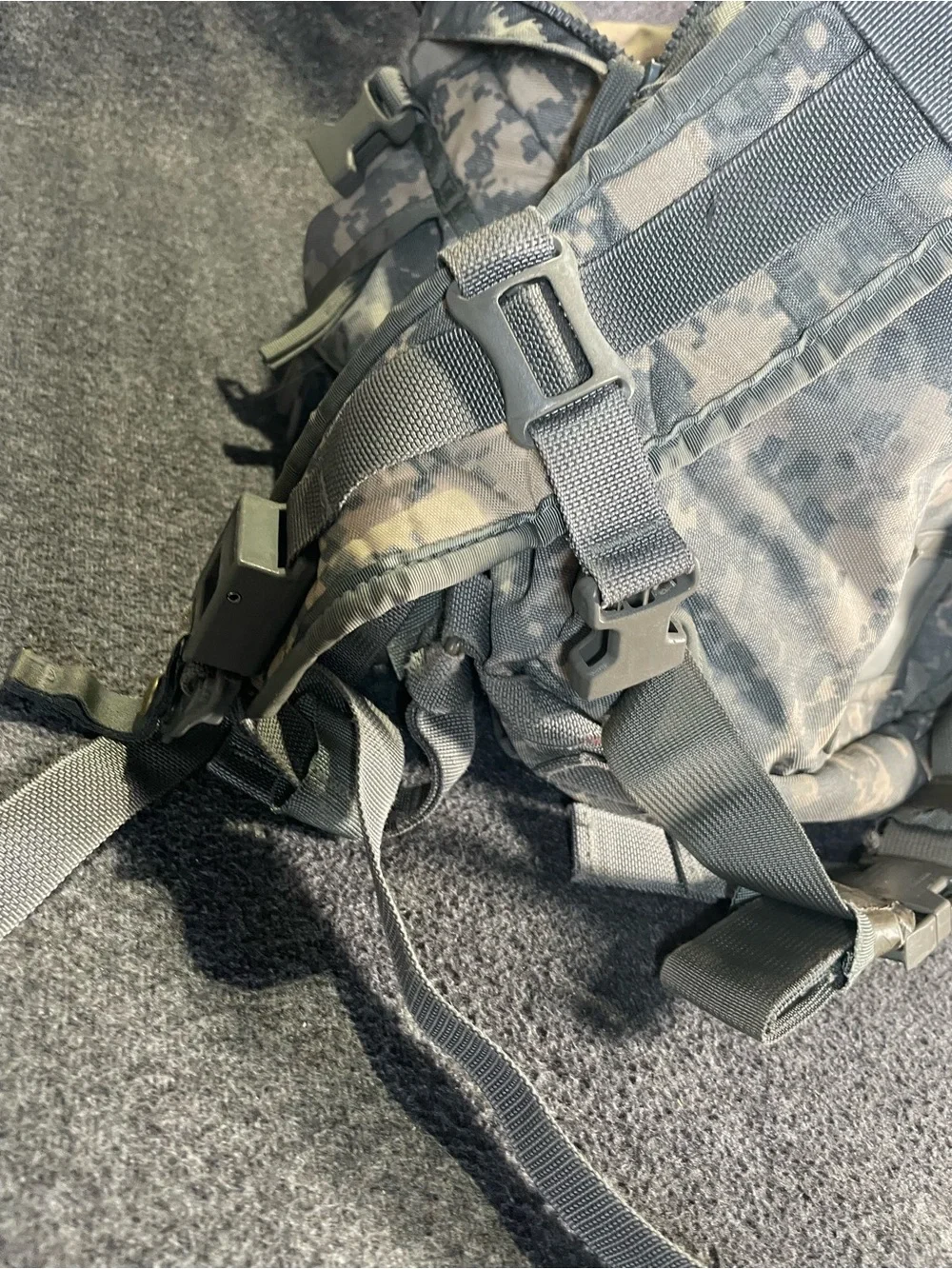 US ARMY ACU ASSAULT PACK 3 DAY MOLLE II BACKPACK Made in USA